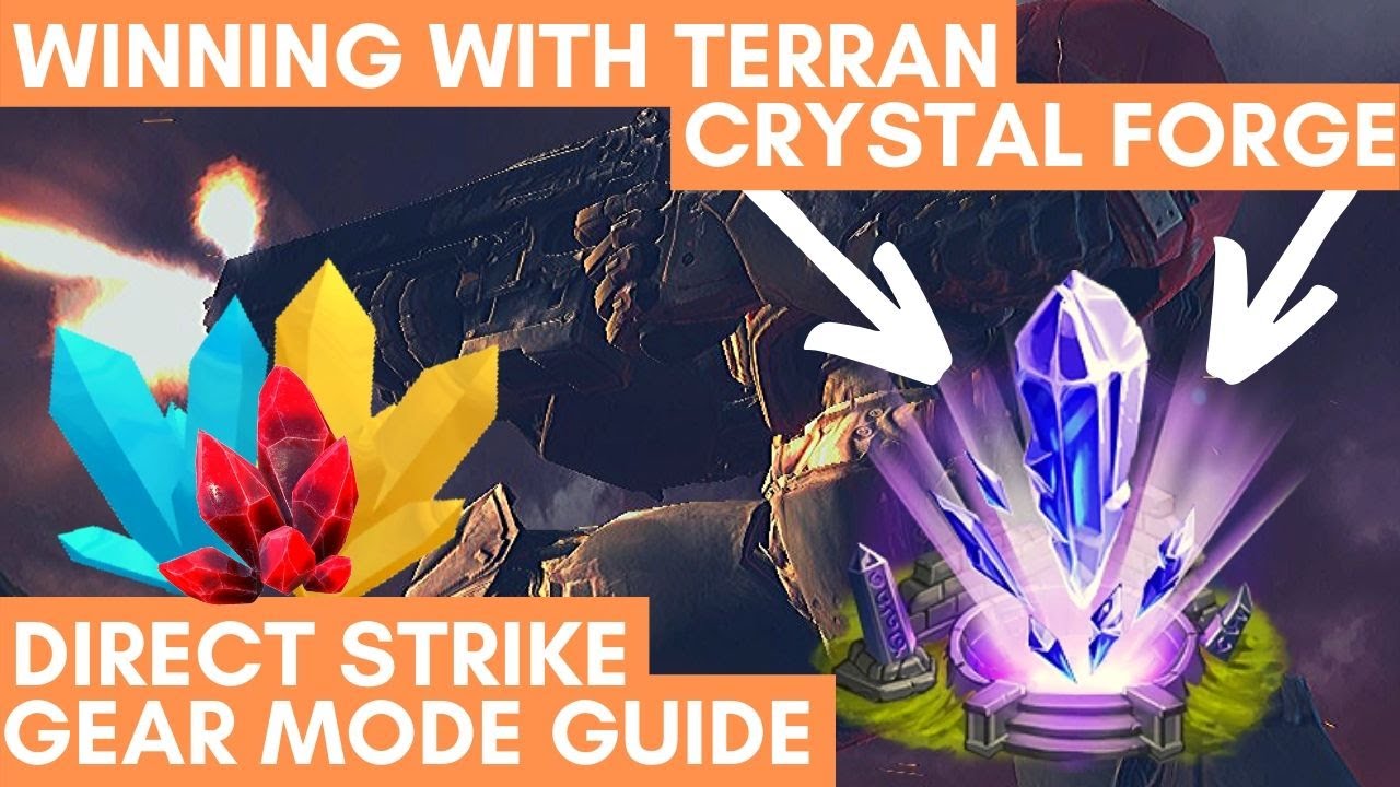 HOW TO WIN WITH TERRAN CRYSTAL FORGE | GEAR MODE - [SC2 Direct Strike]