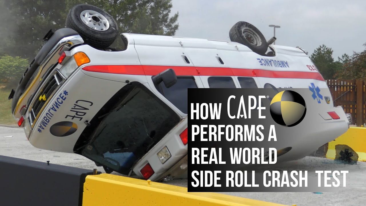 CAPE Ambulance Crash and Roll Test