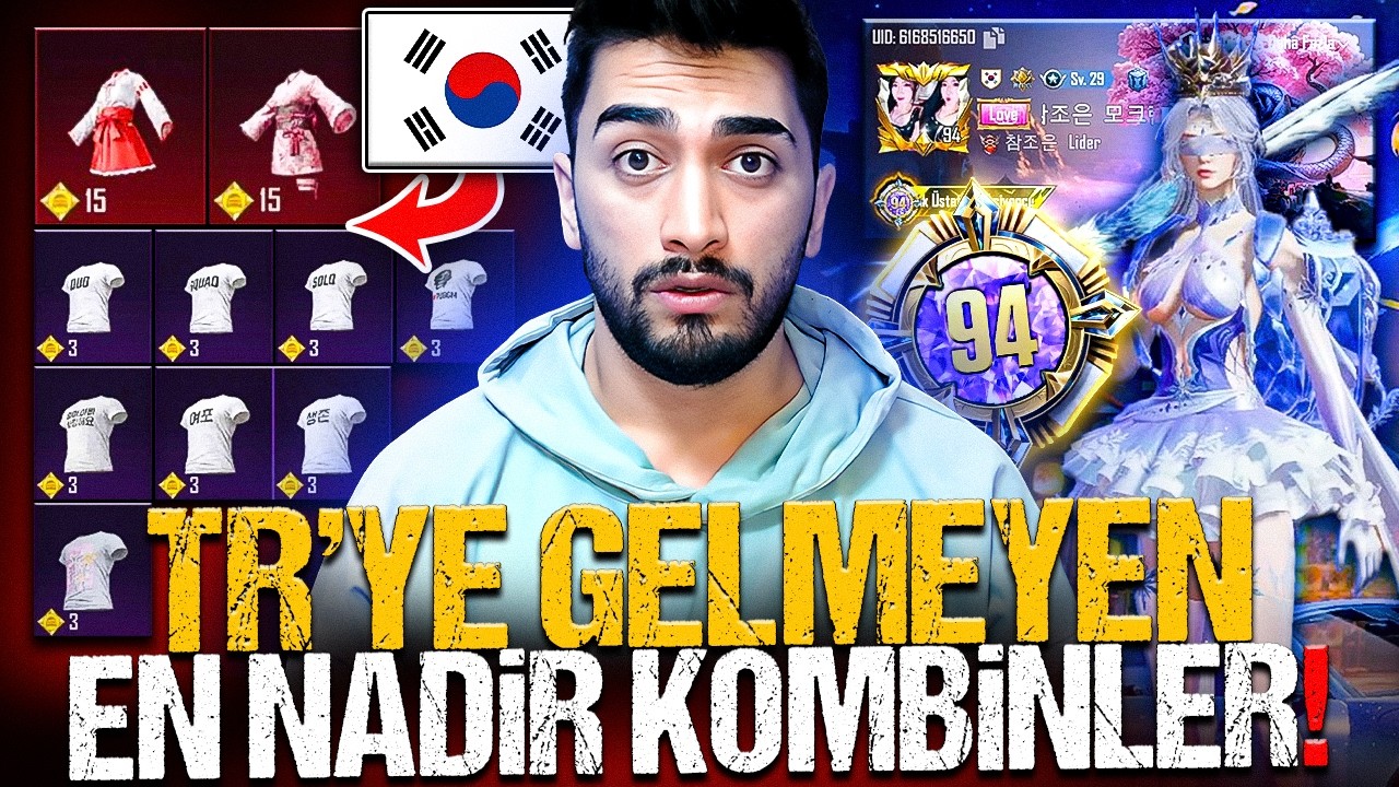 KORE'NİN EN İYİ KIZ HESABINI BULDUM! (TR'DE OLMAYAN SETLER!) | PUBG Mobile