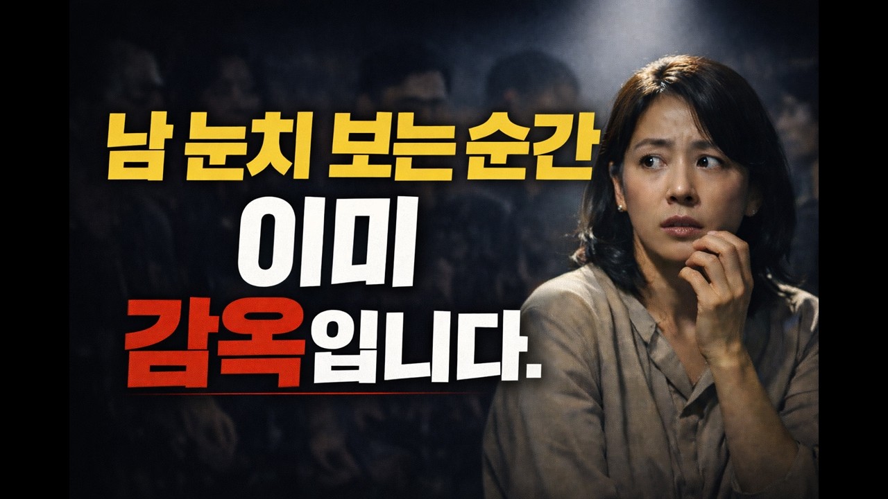 남 눈치 보는 것도 생각이 만든 감옥입니다.