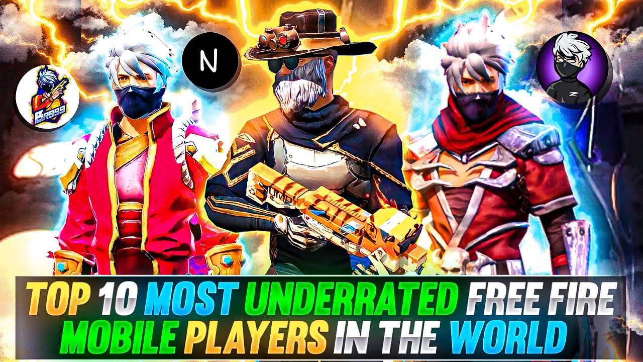 Top 10 Most Underrated Free Fire Mobile Players in the World | Best Mobile Player in Free Fire