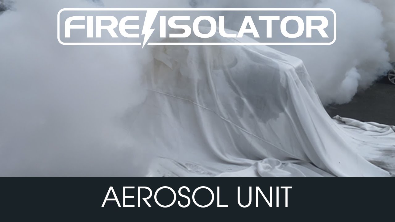 Aerosol Unit for fighting EV car fires  [part of the FIRE⚡️ISOLATOR concept]