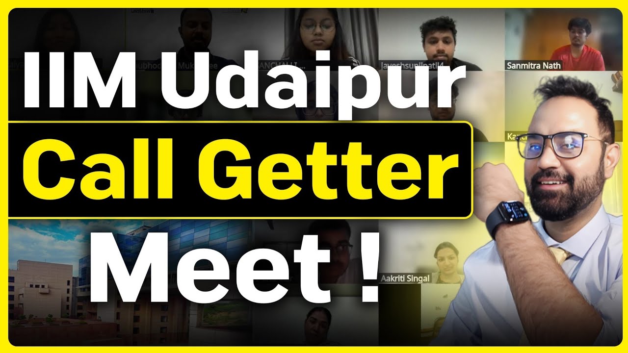 IIM Udaipur Call Getters Meet | How to Crack Interviews | CATKing Alumni Meet