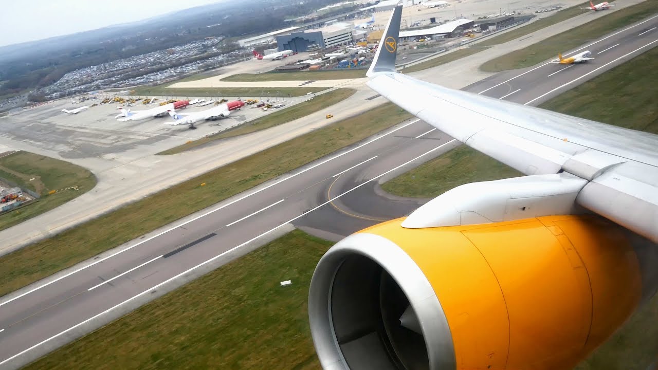 (4K) Thomas Cook UK Boeing 757-300 | London Gatwick to Lanzarote Arrecife | Flight Video - MT1002