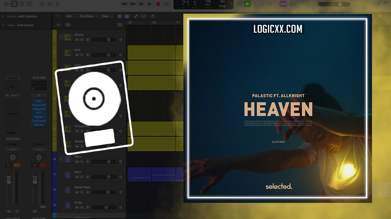 Palastic x ALLKNIGHT - Heaven (Logic Pro Remake)