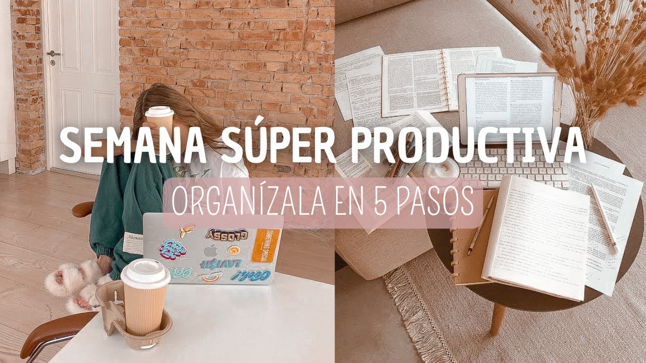 TIPS de COMO ORGANIZAR tu SEMANA PRODUCTIVA en 5 PASOS ❤️Jessi Franquet❤️