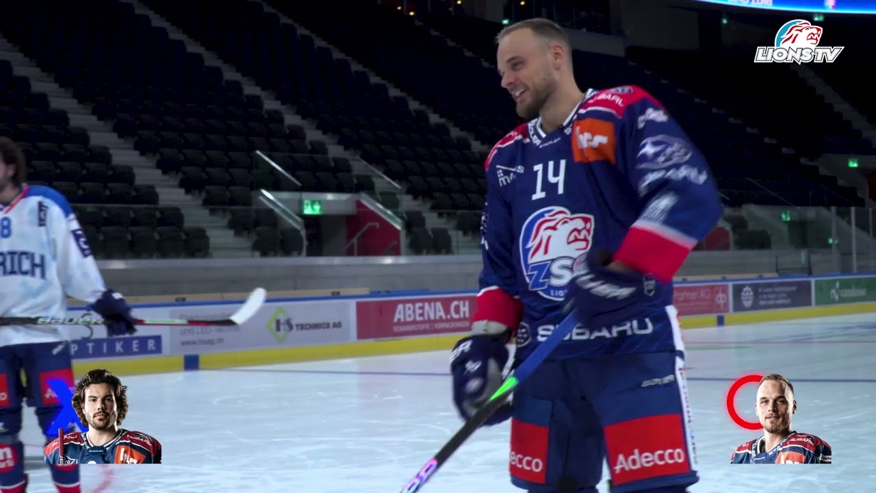 ZSC Lions Hockey Tic-Tac-Toe: Chris Baltisberger vs. Willy Riedi