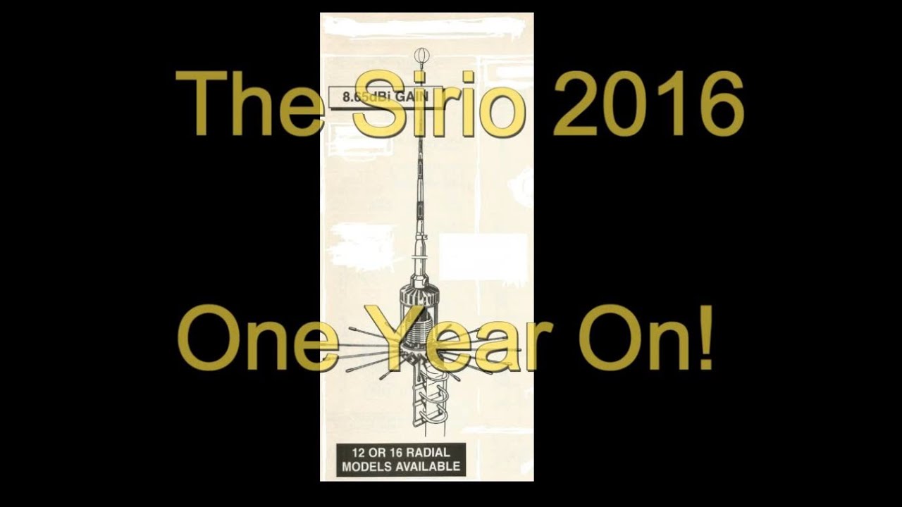 The Sirio 2016 - One year on!