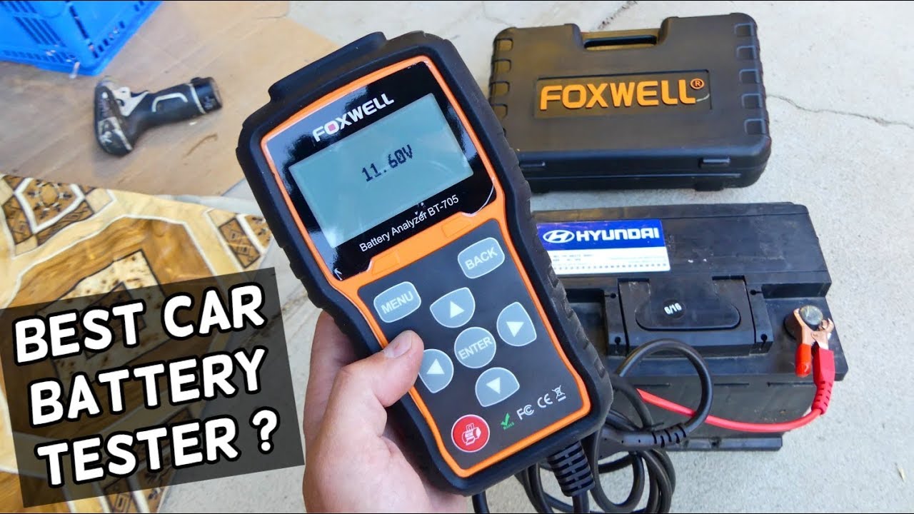 FOXWELL BT 705 CAR BATTERY TESTER ANALYZER PRODUCT REVIEW