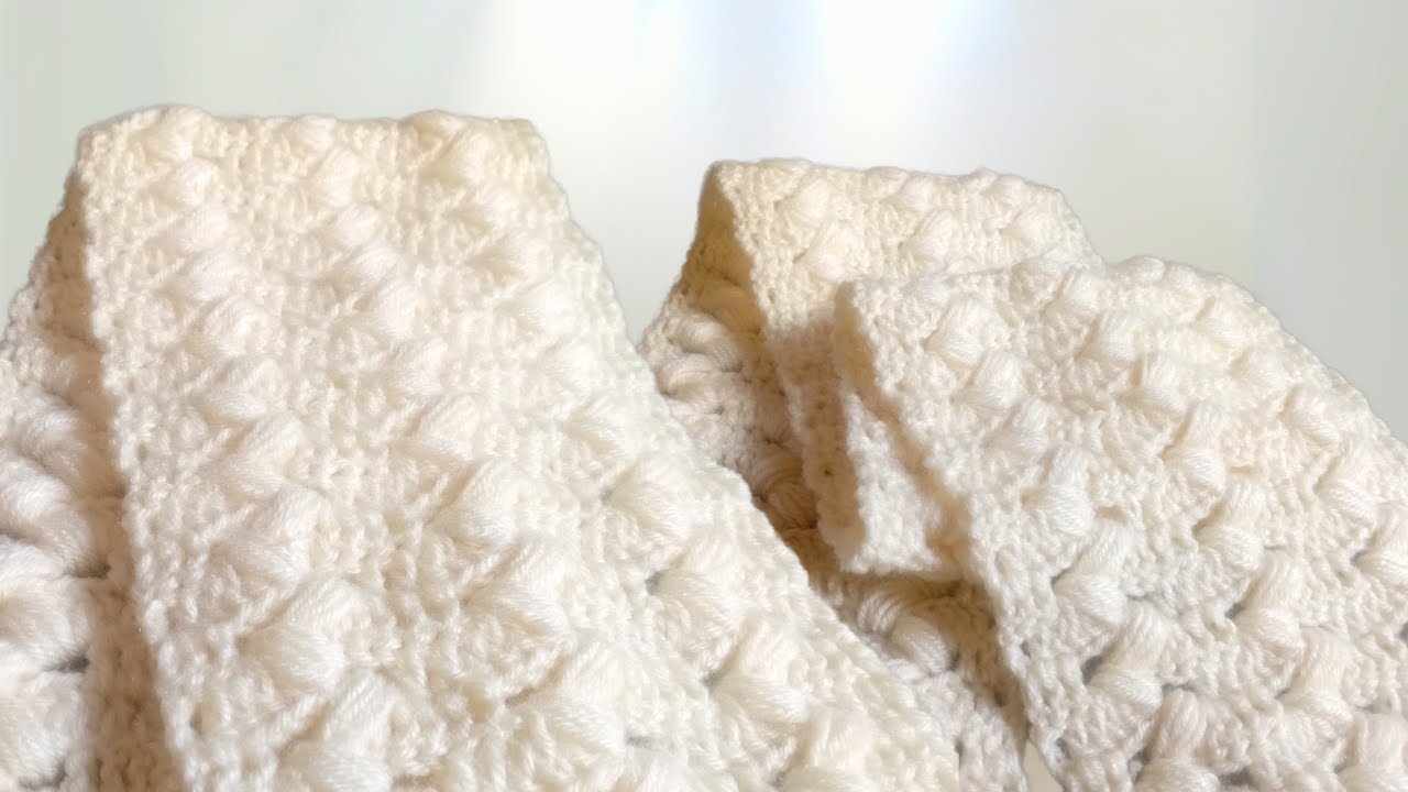 Cachecol de Crochê Para Iniciantes: Fácil, Rápido e Lindo! 🧣✨