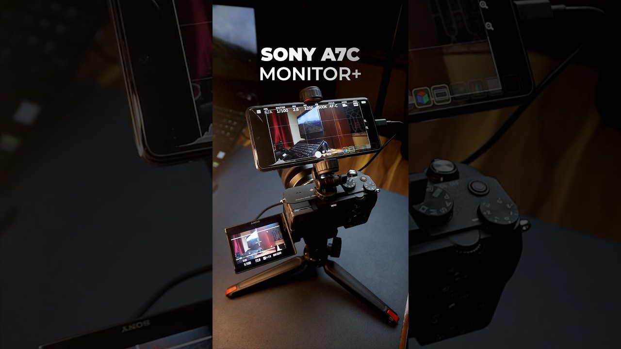 Monitor+ app on the SONY A7C #sonya7c #sonyalpha #cameragear
