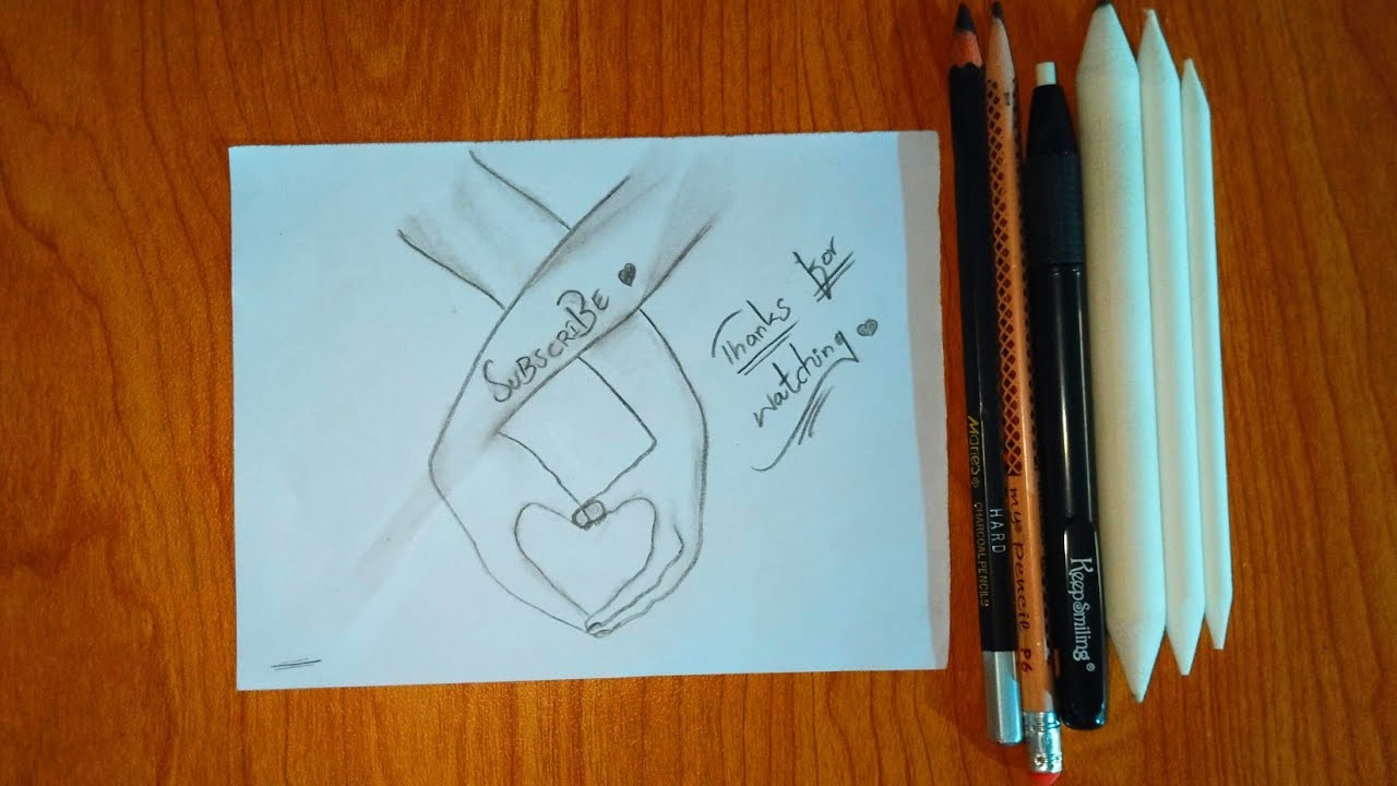  Easy Hand Drawing Tutorial 🤝✏️ Step by Step