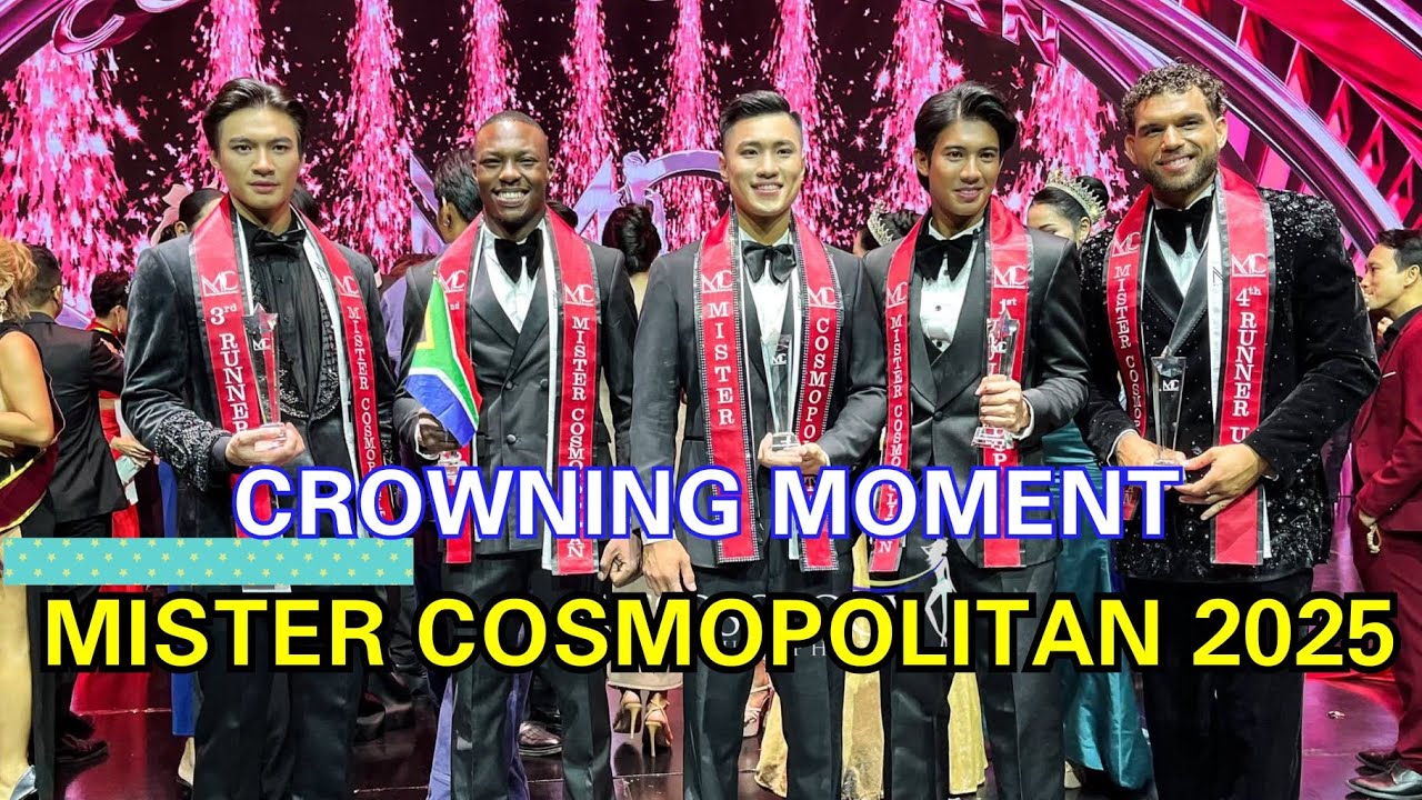 Mister Cosmopolitan 2025 | Announcement of Winners | Crowning Moment 