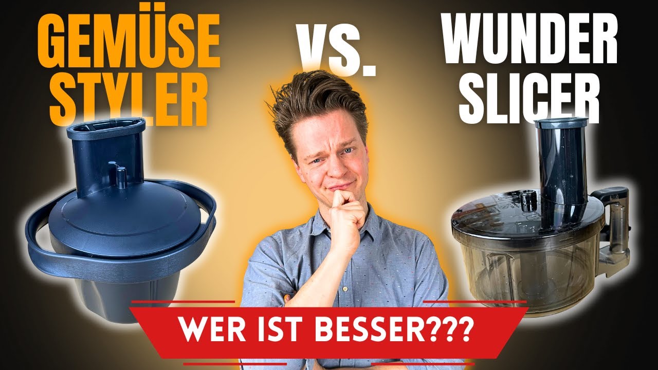 TM7-Vergleich: Gemüse Styler oder WunderSlicer V2 Inkl. Spiralschneider!