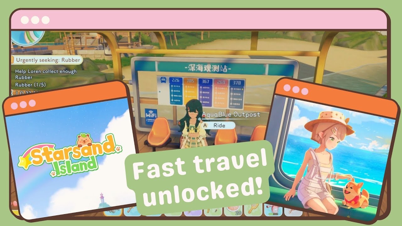 Starsand Island | How to Build Your First Fast Travel Station