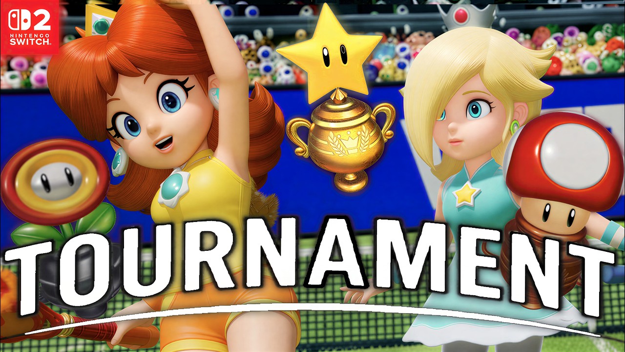 Mario Tennis Fever - Nintendo Switch 2 Gameplay | Tournament Mode: Mushroom, Flower and Star Cup
