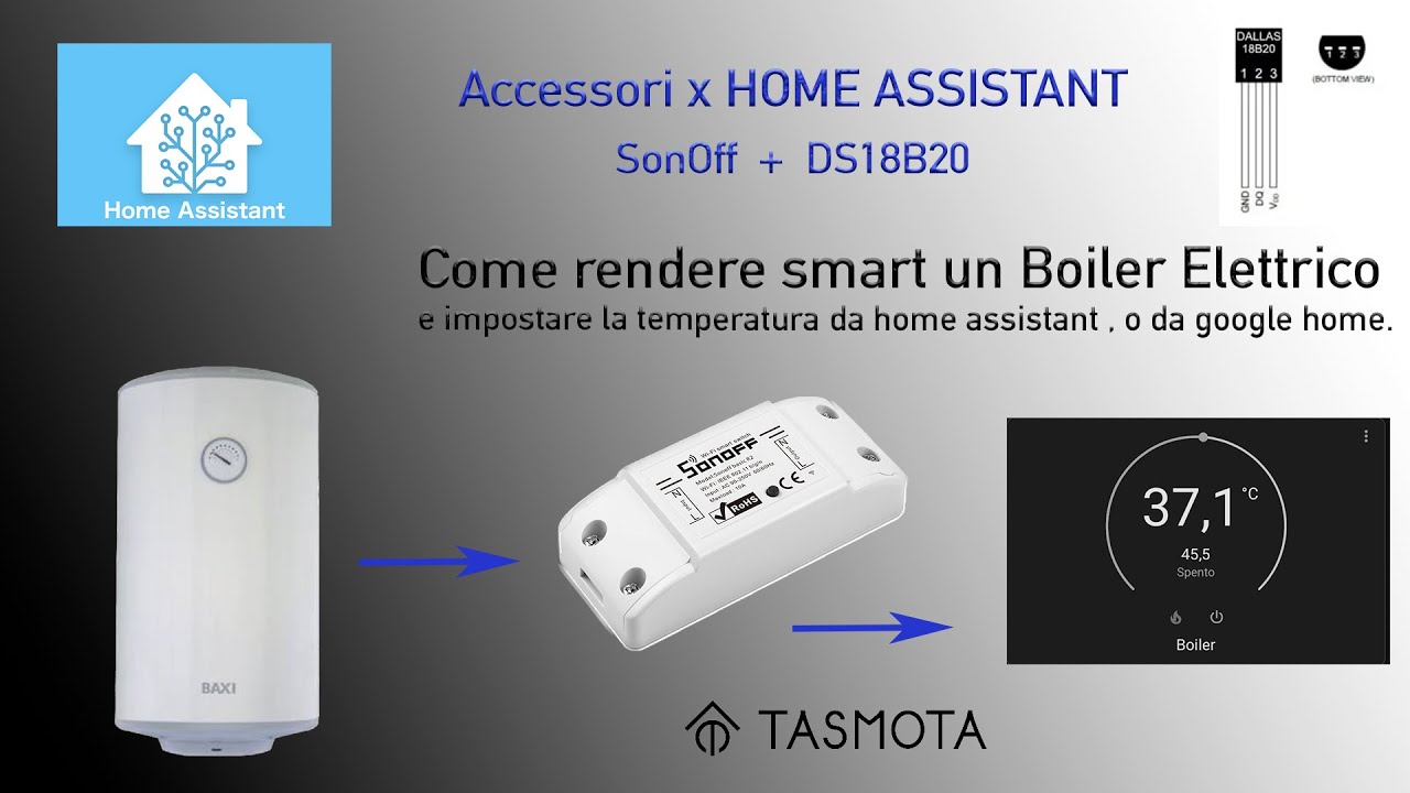 Accessori per Home Assistant - Rendere Smart un Boiler Elettrico