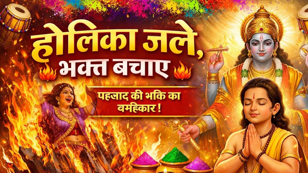 सत्य की जीत, अधर्म की हार 🔥 | होलिका दहन स्पेशल भजन | प्रह्लाद भक्ति महिमा#vairalvideo#vairalbhajan 