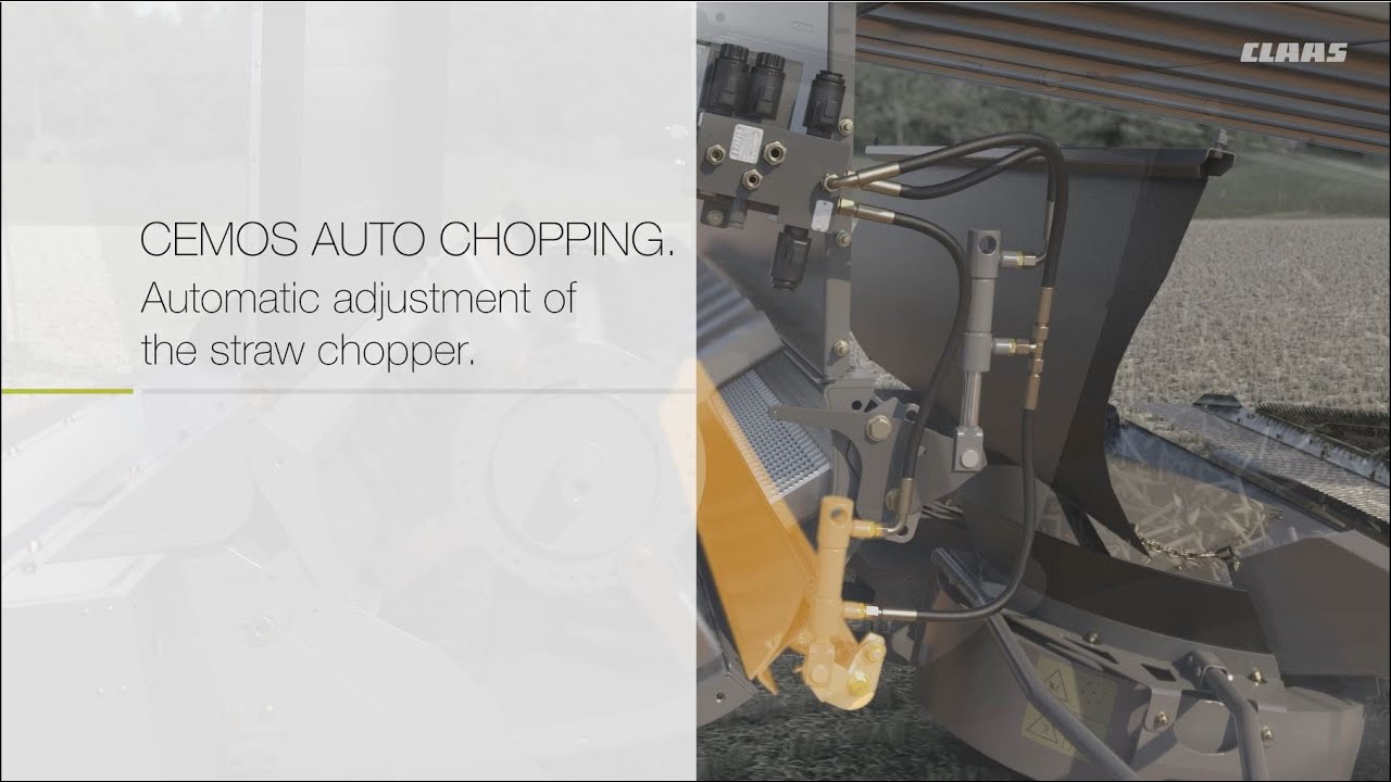 CLAAS LEXION | CEMOS AUTO CHOPPING