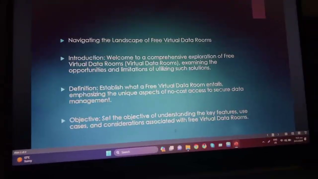 Free Virtual Data Room