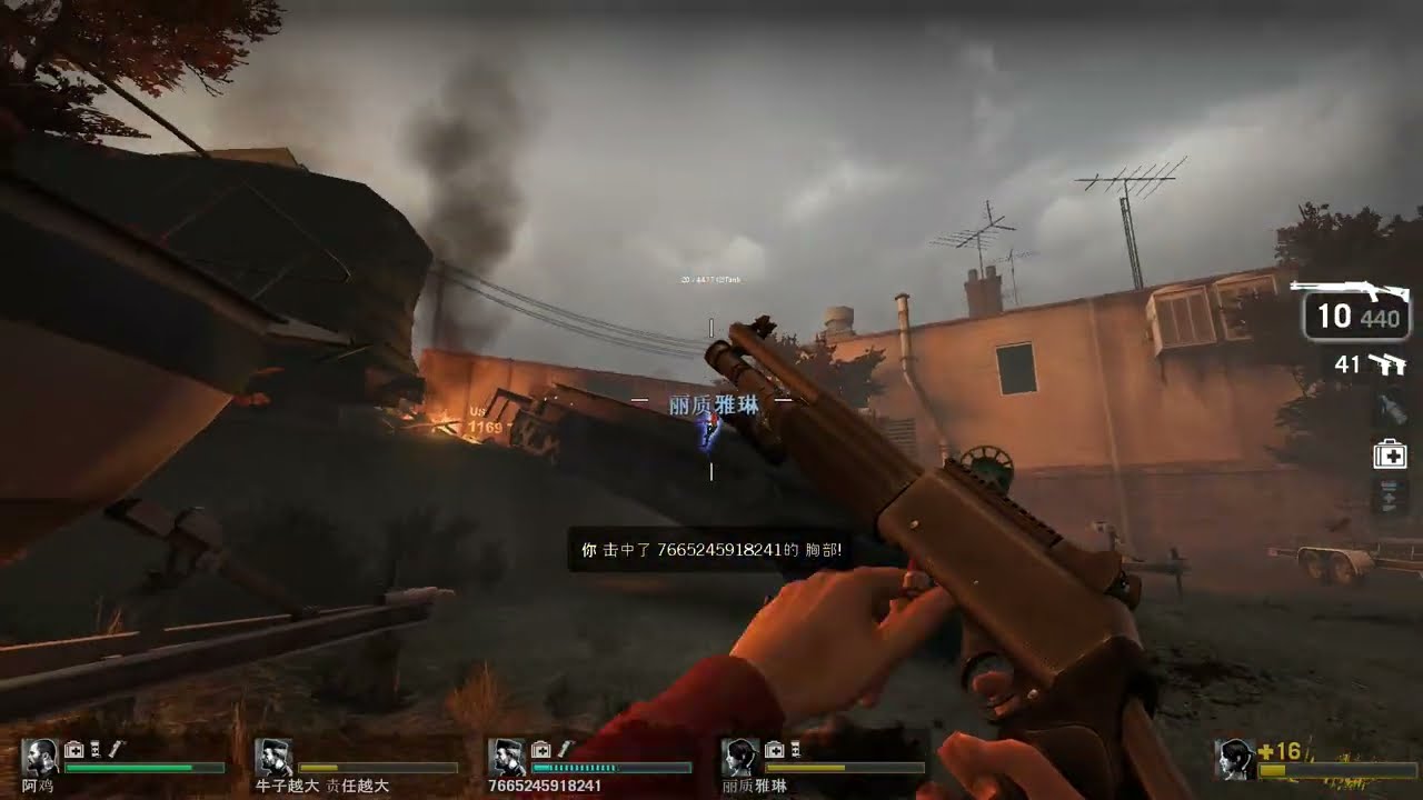 Left 4 Dead 1 Gameplay Multiplayer Campaign The Sacrifice Chapter The Docks