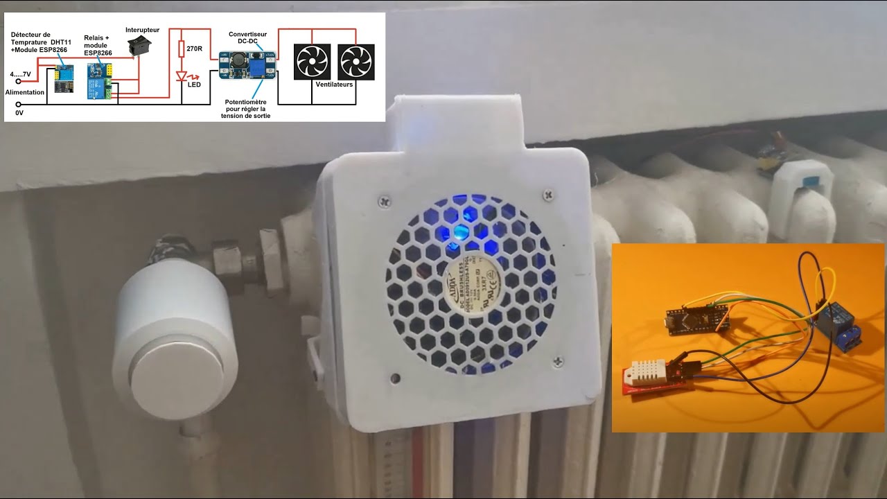 Ventilateur souffle la chaleur uniquement lorsque chauffe (Home Assistant) + refroidi le calorimètre
