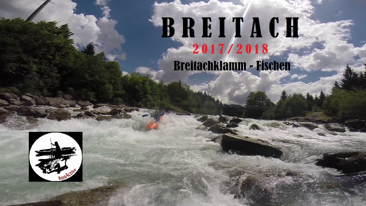Breitach Iller von Breitachklamm - Fischen Kajak GoPro Hero 3+ Ghost Drone II