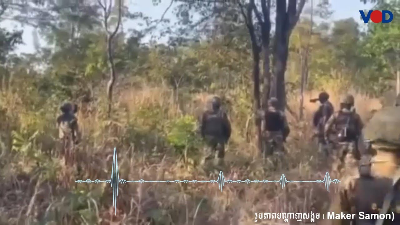 ការសែតថៃថាទាហានខ្មែរនិងថៃប៉ះសម្តីគ្នានៅចក្រអូស្មាច់ចំពេលថៃព្យាយាមរុលចូលរាយលួសបន្លា