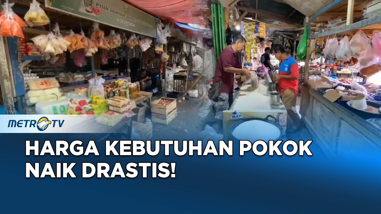 Harga Kebutuhan Pokok di Pasar Tradisional Lebak Naik Drastis