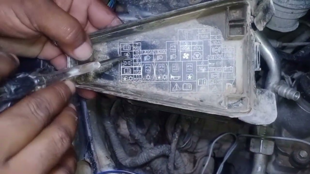 Honda city 2005 model/ Ac fan ki rellay or fuse ki location