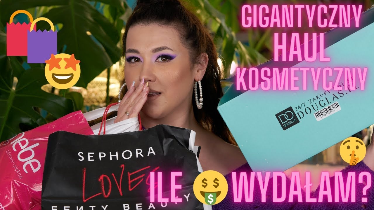 WYDAŁAM KILKA TYSIĘCY ZŁOTYCH 😲 GIGANTYCZNY HAUL KOSMETYCZNY 🤩  Kolorówka i Pielęgnacja