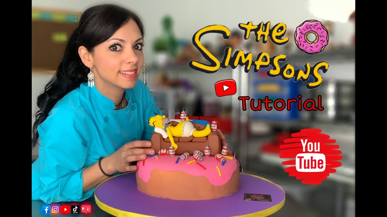 Homero Simpson Cake