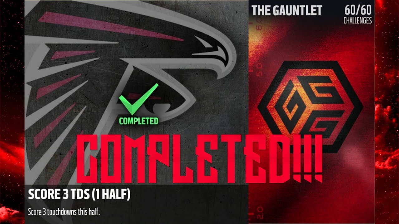 MADDEN 18 - HOW TO BEAT THE FALCONS GAUNTLET! (MUT SOLOS)