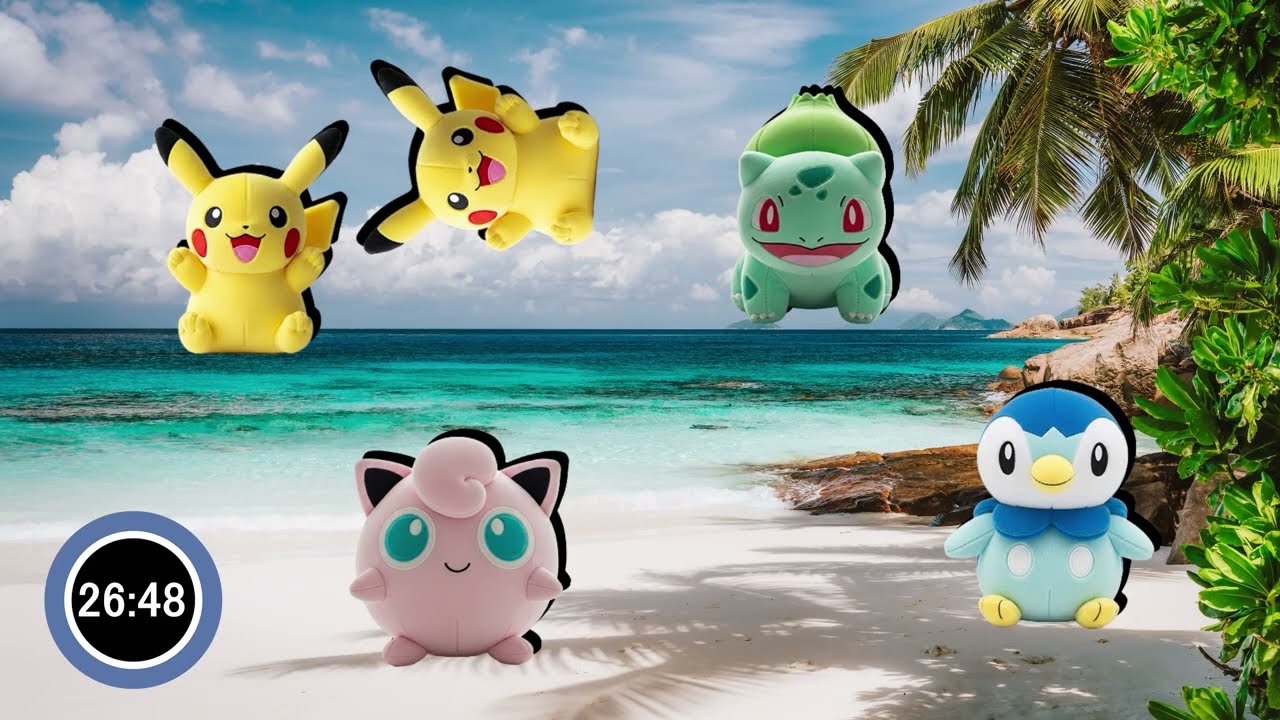 幼児向け知育動画「たくさんのポケモンキャラクター！！」30分タイマー付き Pokémon