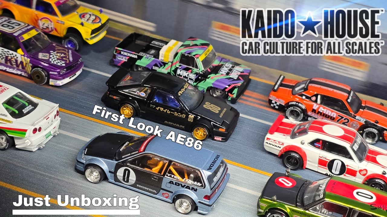 First Look at Toyota AE86 BLKLTD by KaidoHouse 街道 | Datsun Wagon | Nissan R34 Grasshopper | BMW M3
