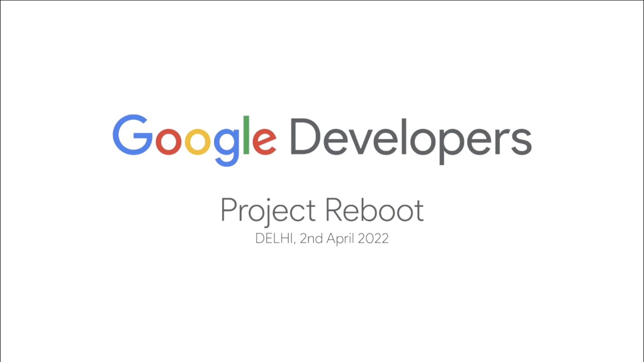 Project Reboot: New Delhi - Reconnect. Rethink. Reboot.
