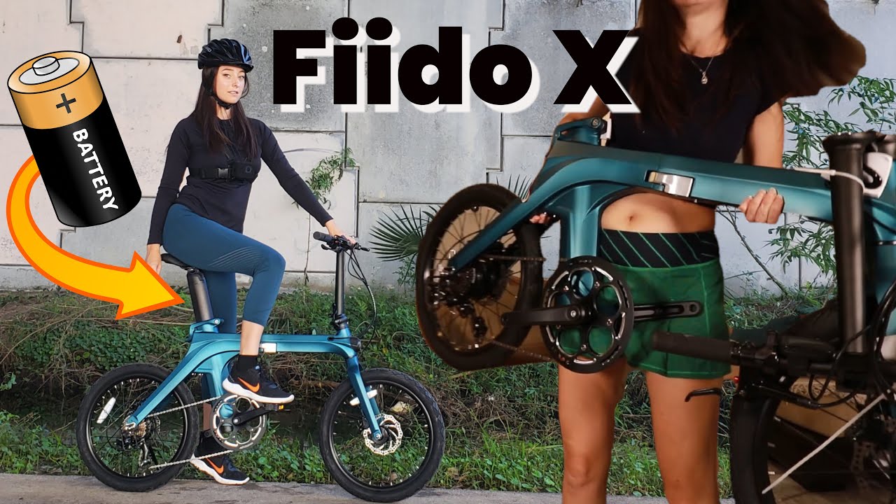 Fiido X Folding E-Bike | Seat-Post Battery | Comes with Front Wheel Assembled!