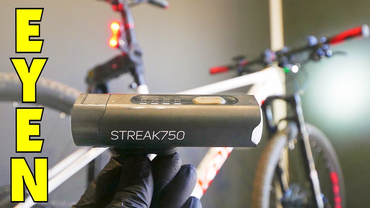 Lampki Eyen Streak 750 i Augon 100 - nie tylko do jazdy po zmroku. Test oświetlenia na rower.