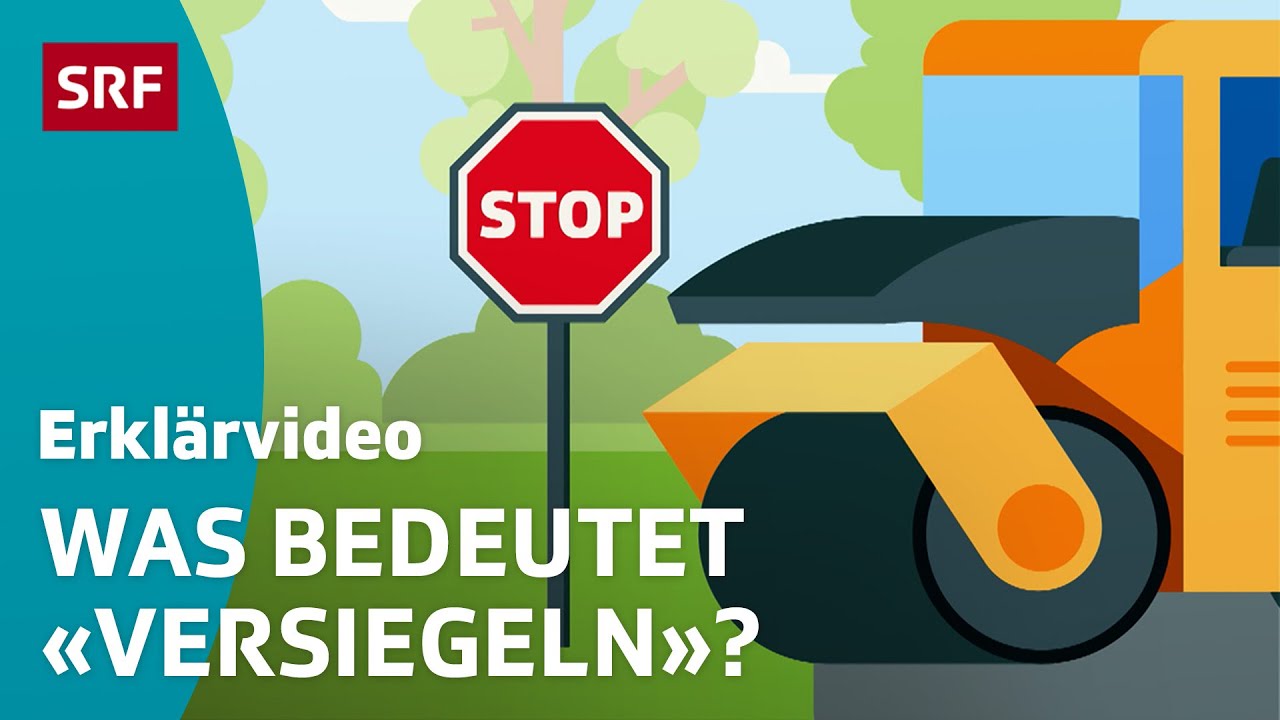 Weshalb schaden zugebaute B&ouml;den der Natur? &ndash; einfach erkl&auml;rt | Kindervideos | SRF Kids