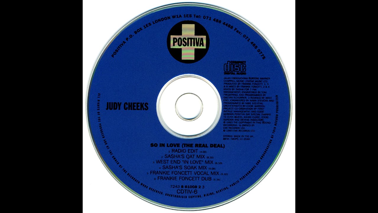 Judy Cheeks - So In Love (The Real Deal) [Frankie Foncett Vocal Mix]