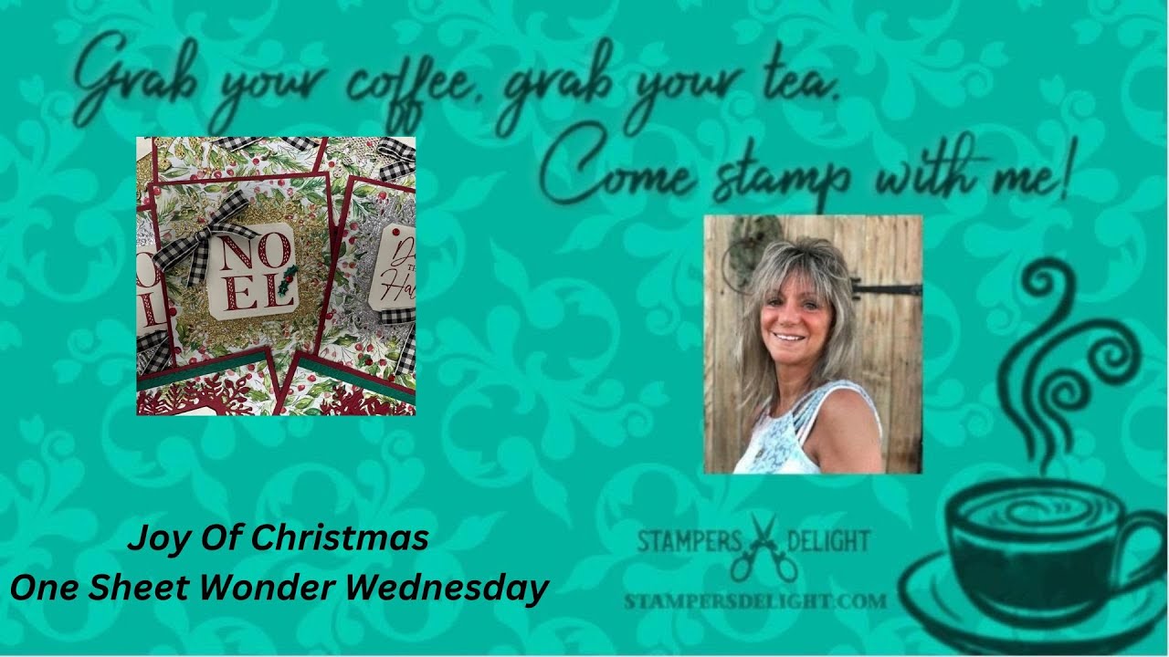 Joy Of Christmas One Sheet Wonder Wednesday