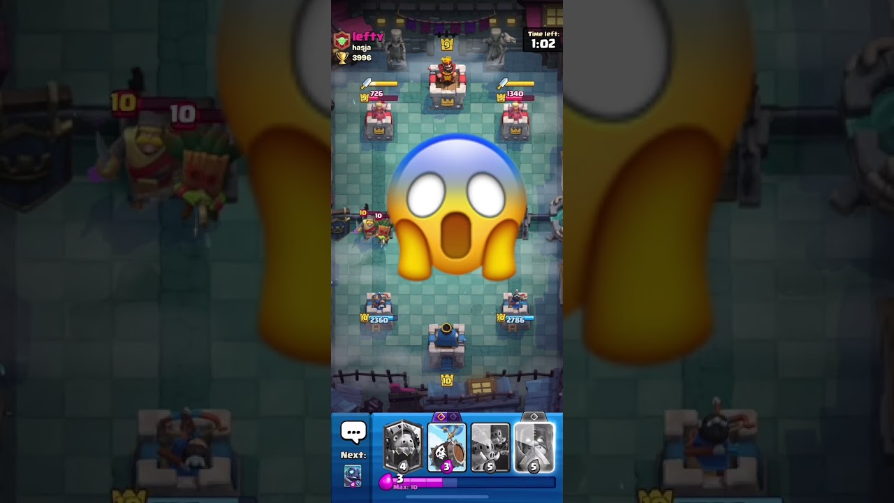 Playing clash royal part 2