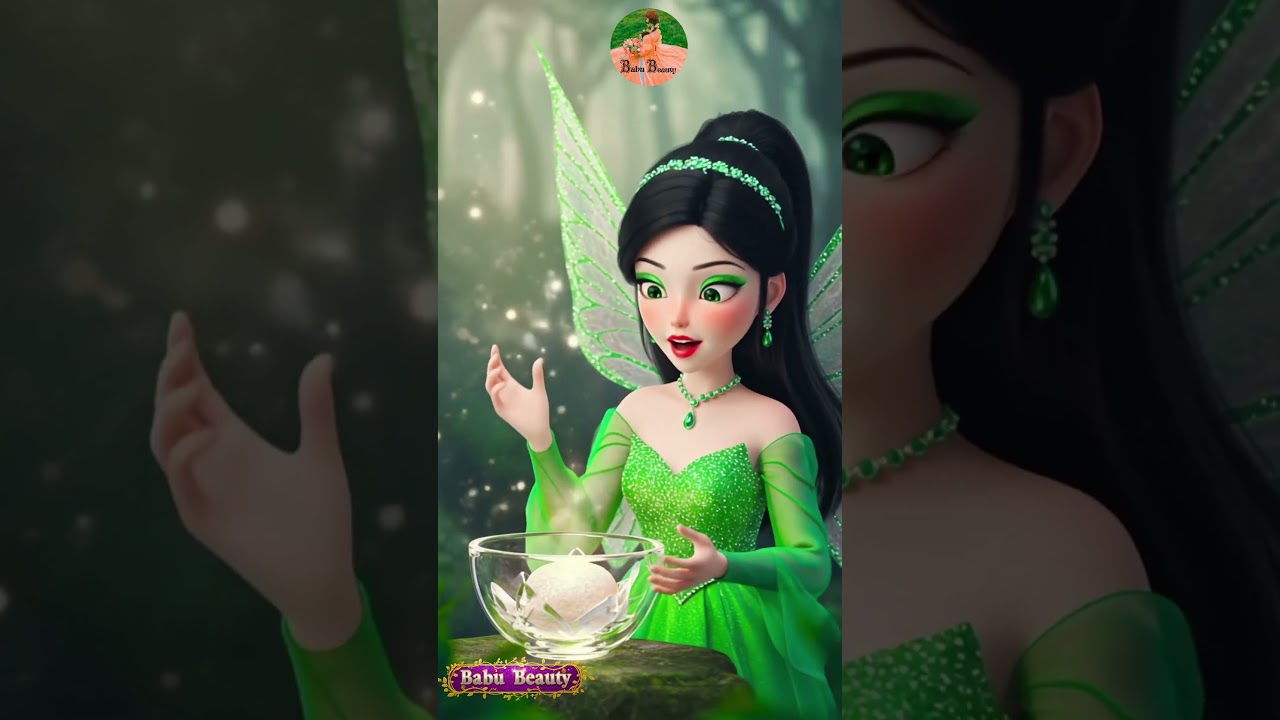 Fantasy Fairy Makeup🌺 #fairytalesstory #cartoon #makeup #trending #fairy @babubeauty821