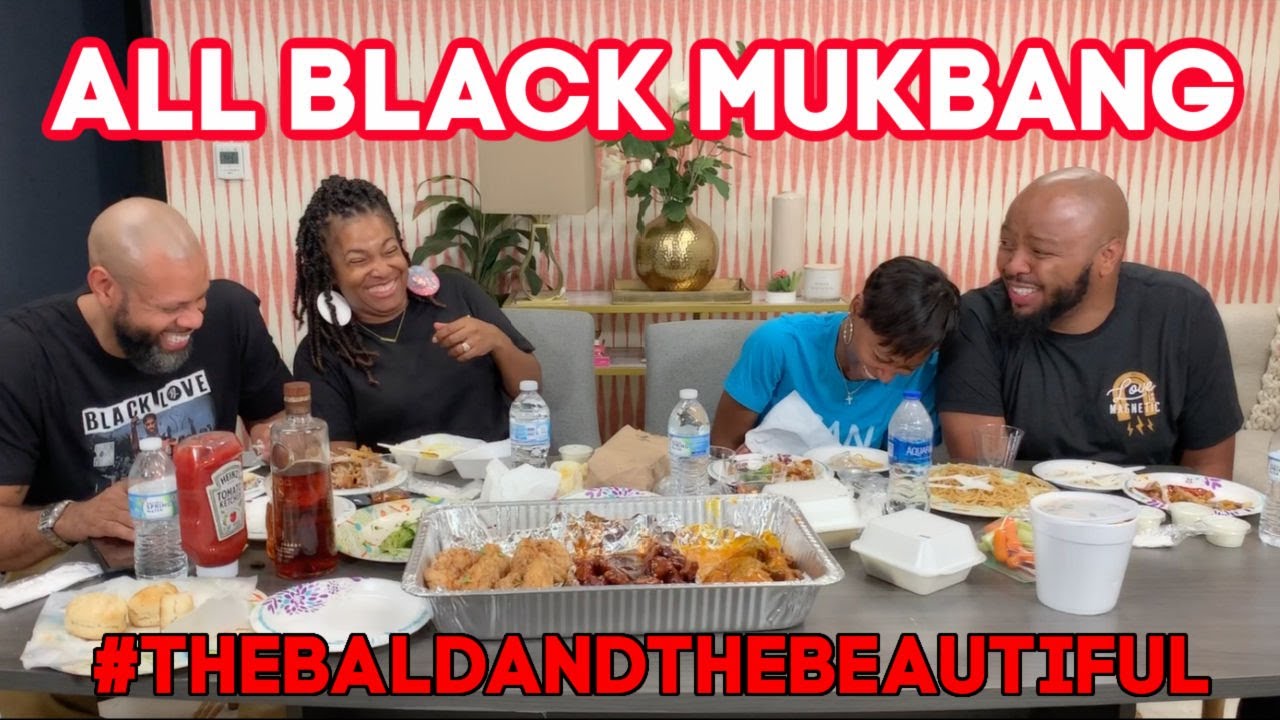 What Were You Like In H.S.: All Black Mukbang | #TBATB  | That Chick Angel TV