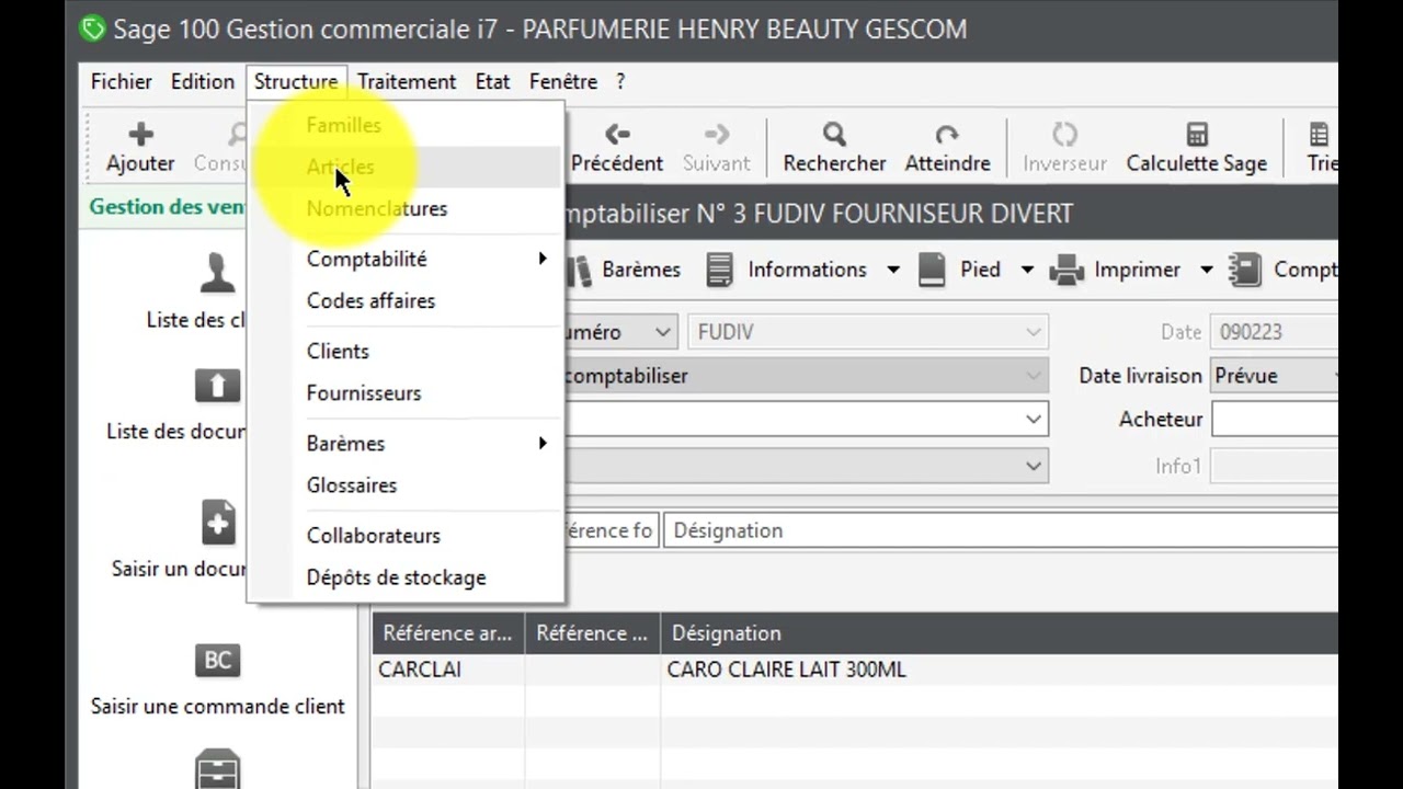 ПОКУПКИ В SAGE 100 КОММЕРЧЕСКОЕ УПРАВЛЕНИЕ