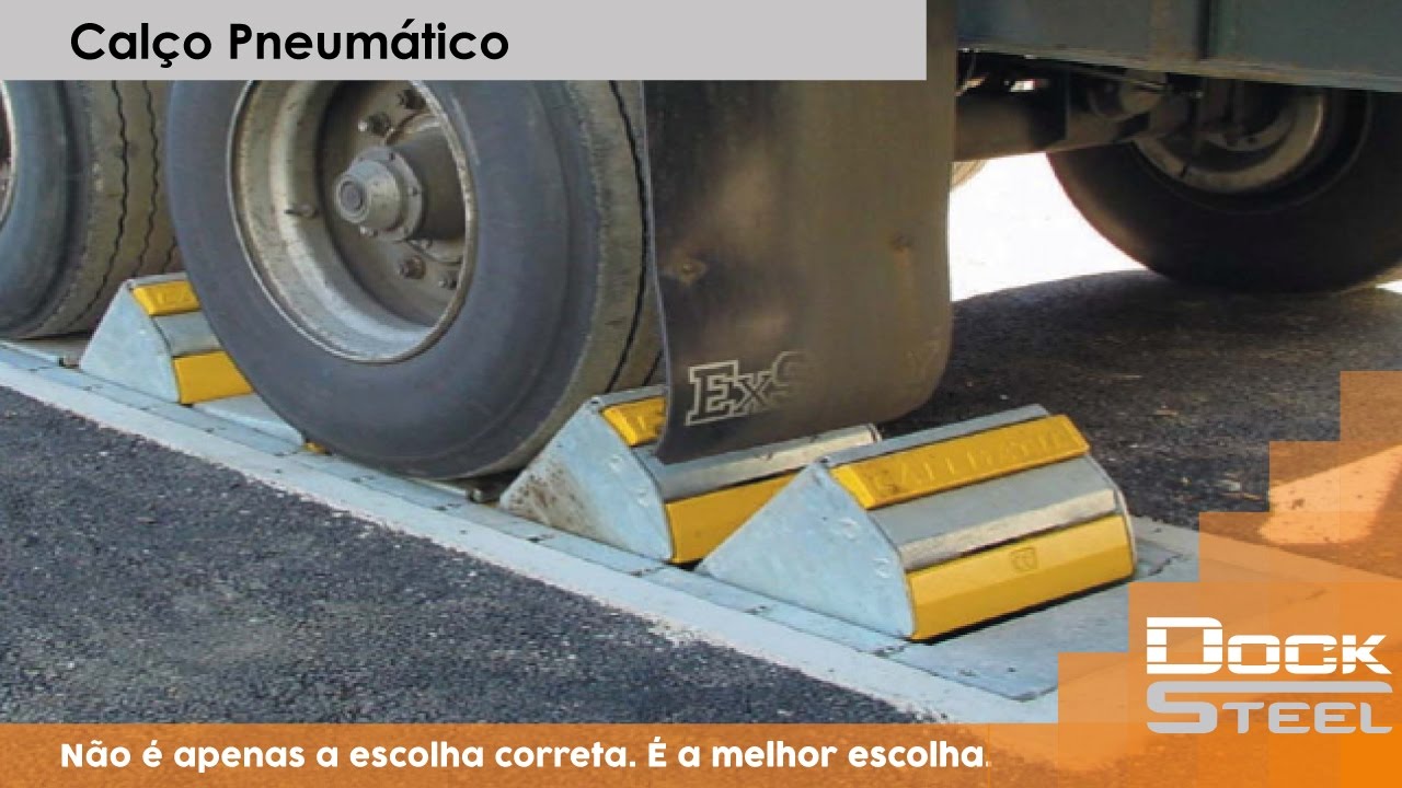 Calço Pneumático - Demonstração - DockSteel