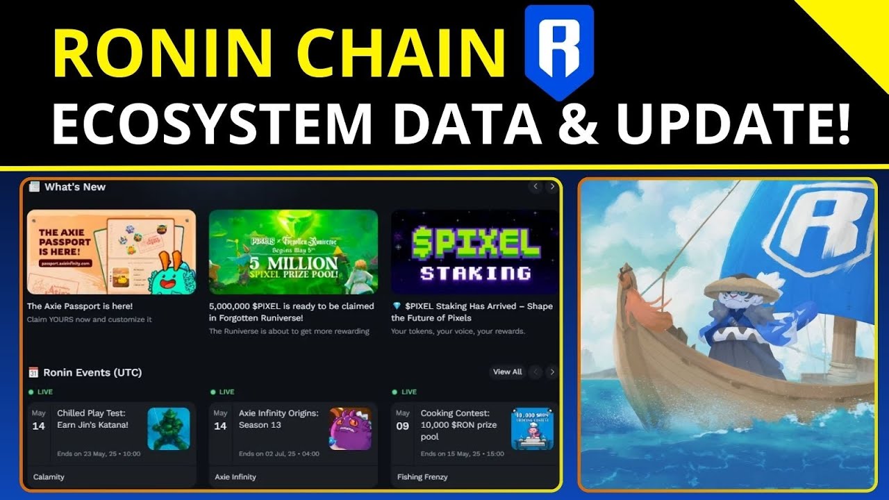 Ronin Blockchain: New Wallet Feature & Web3 Games Analysis!