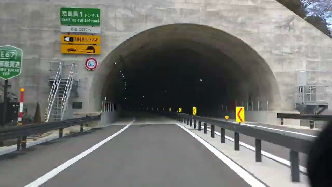 【ドラレコ】x6 白鳥西〜福井北(中部縦貫自動車道＋未開通区間)