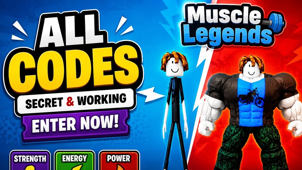 ВСЕ НОВЫЕ РАБОЧИЕ КОДЫ для Muscle Legends &mdash; Коды Roblox Muscle Legends 2026