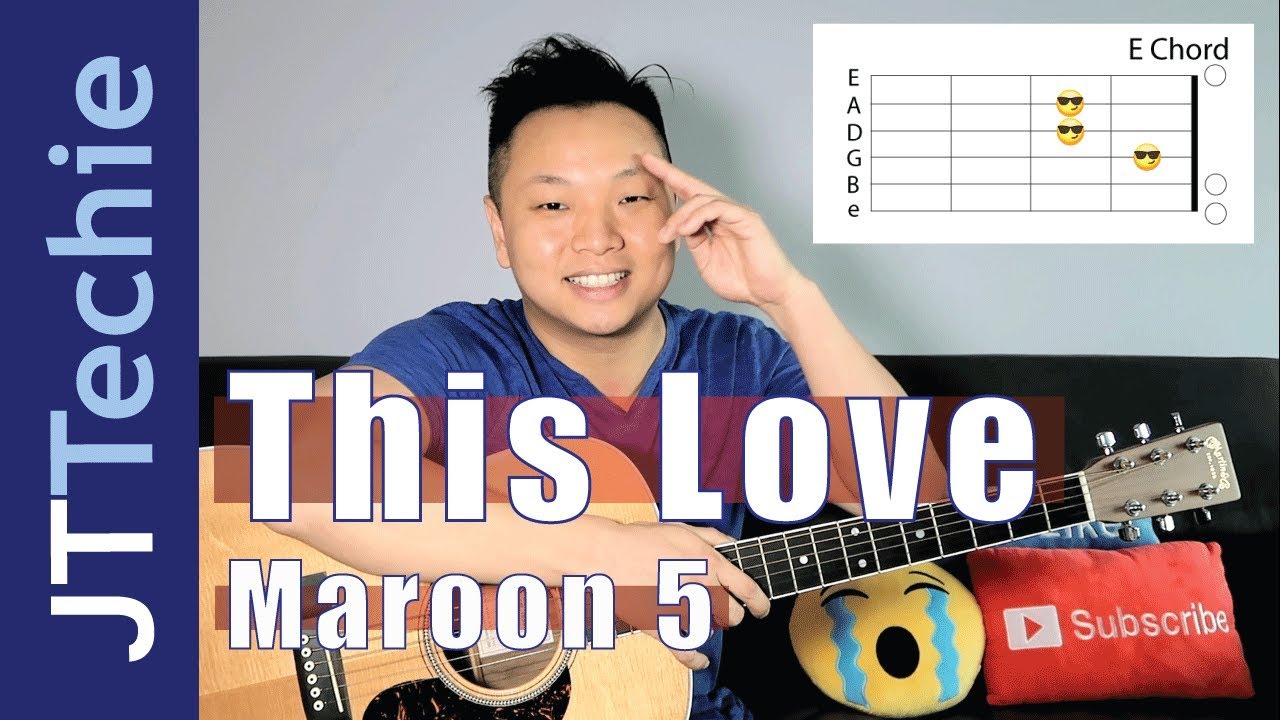 Эта любовь — урок игры на гитаре Maroon 5